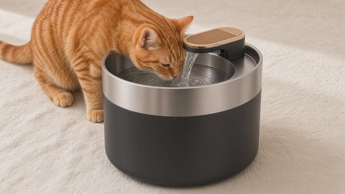 Fontaine à Eau Automatique pour Chat & Chien - Distributeur Silencieux USB