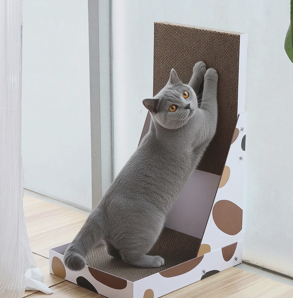 Vertikaler Kratzbaum zur Wandmontage für Katzen